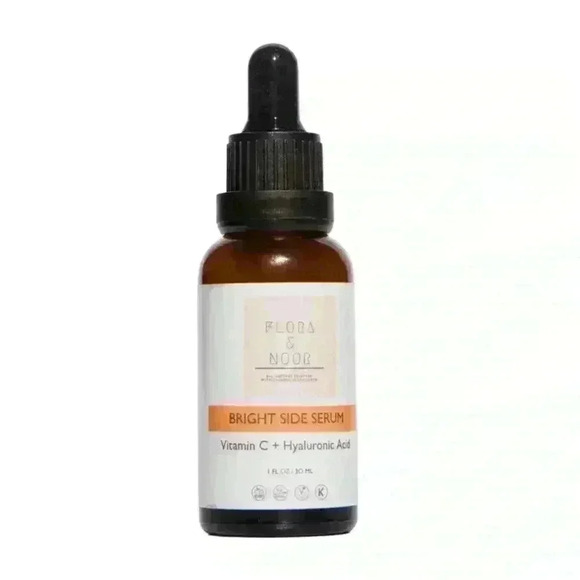NWT Flora & Noor Bright Side Serum - Vitamin C Serum + Hyaluronic Acid - Picture 1 of 5
